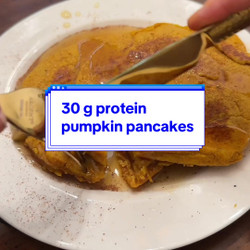 Pumpkin Pancakes With 30g Protein