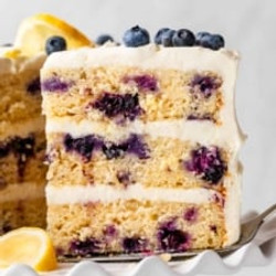 Lemon Blueberry Layer Cake