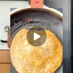 2 Ingredient High Fibre Wraps