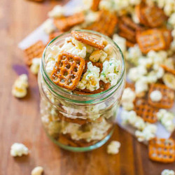 Parmesan Ranch Snack Mix (no-bake)