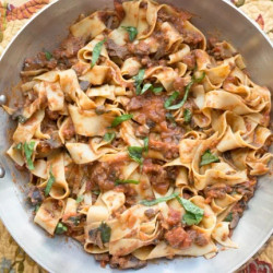 Mixed Mushroom Bolognese