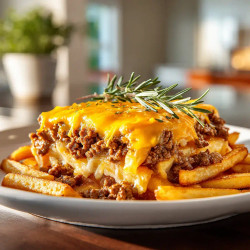 Cheeseburger French Fry Casserole