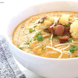 Roasted Cauliflower Soup Recipe