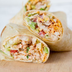 Crunchy Southwestern Chicken Wrap