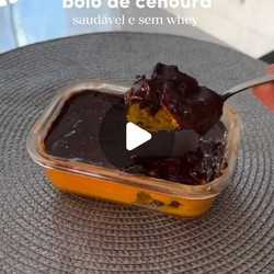 Bolo De Cenoura Com Proteína