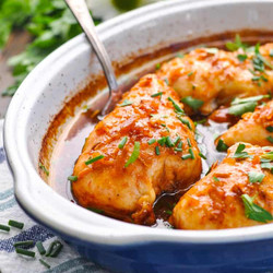 5-minute Honey French Baked Chicken Breasts