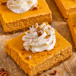 Pumpkin Cheesecake Bars