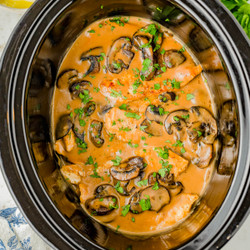 Slow Cooker Chicken Marsala