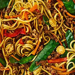 Pork Noodle Stir-fry