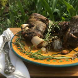 Oven Roasted Tunisian Lamb Shanks