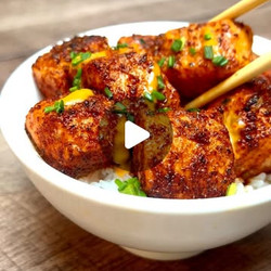 Firecracker Salmon Bites