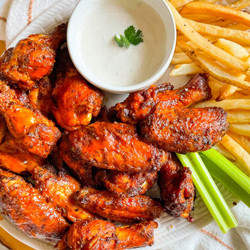Air Fryer Buffalo Chicken Wings (gluten-free)