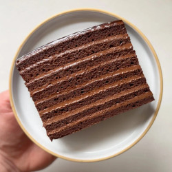 Triple Chocolate Layer Cake