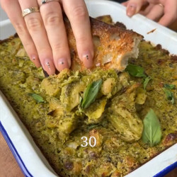 Pesto, Artichoke &amp; Beans