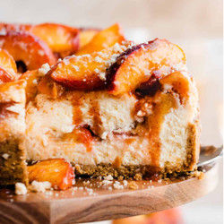 Peach Cobbler Cheesecake