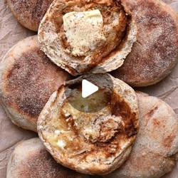 Cinnamon Swirl English Muffins