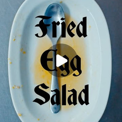Fried Egg Salad (yum Kai Dao)