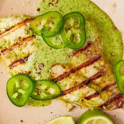 Ginger-lime Grilled Snapper With Herb Sauce
