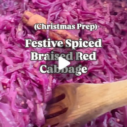 Spiced Braised Red Cabbage