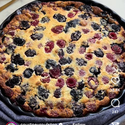 Clafoutis With Mixed Berries