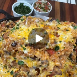 Cheesy Fiesta Taco Rice