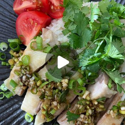 Rice Cooker Hainanese Chicken Rice