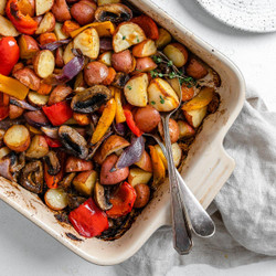 Vegan Roasted Vegetables With Thyme