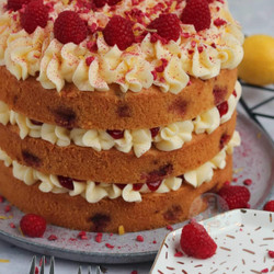Lemon And Raspberry Cake