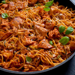 Creamy Tomato Salmon Pasta Recipe