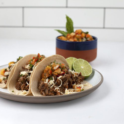 Peachy Pulled Pork Tacos