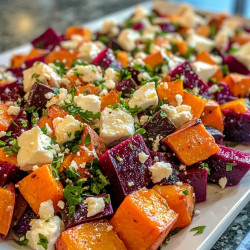 Roasted Pumpkin And Beetroot Salad