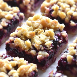 Blueberry Oat Bars