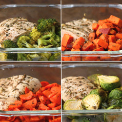 One-pan Chicken &amp; Veggie Meal Prep Recipe By Tasty