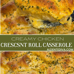 Creamy Chicken Crescent Roll Casserole