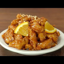 바삭하고 달콤한 오렌지 치킨 만들기