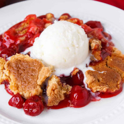 3-ingredient Cherry Dump Cake