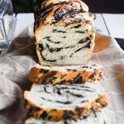 Cookies And Cream Swirled Bread