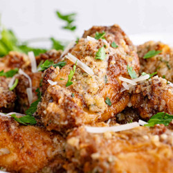 Air Fryer Garlic Parmesan Wings