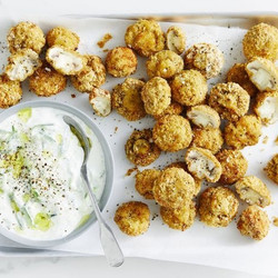 Air Fryer Crispy-coated Mushrooms