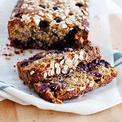 Blueberry Oat Breakfast Bread