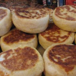 Mom's Sourdough English Muffins