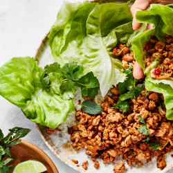 Spicy Chicken Lettuce Wraps