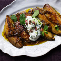 Nigel Slater’s Midweek Dinner: Slow-cooked Aubergine With Yoghurt Sauce