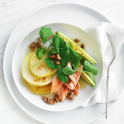 Nashi Pear, Smoked Fish &amp; Avocado Salad