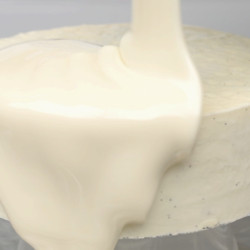 White Chocolate Mirror Glaze