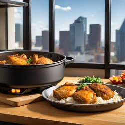 Dutch Oven Crispy Chicken And Rice Recipe