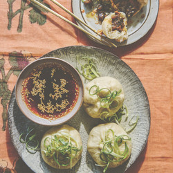 Pulled Aubergine Steamed Bun
