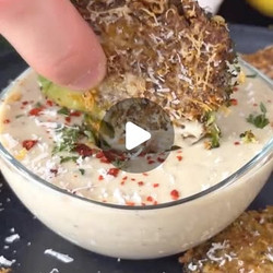 Viral Smashed Parmesan Broccoli