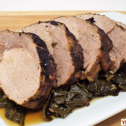 Slow Cooker Cajun Pork And Collard Greens