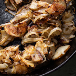 Fried Potatoes And Onions